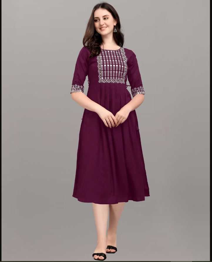 Wine Kurta